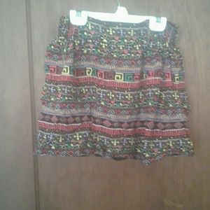 XXI multicolored mini skirt